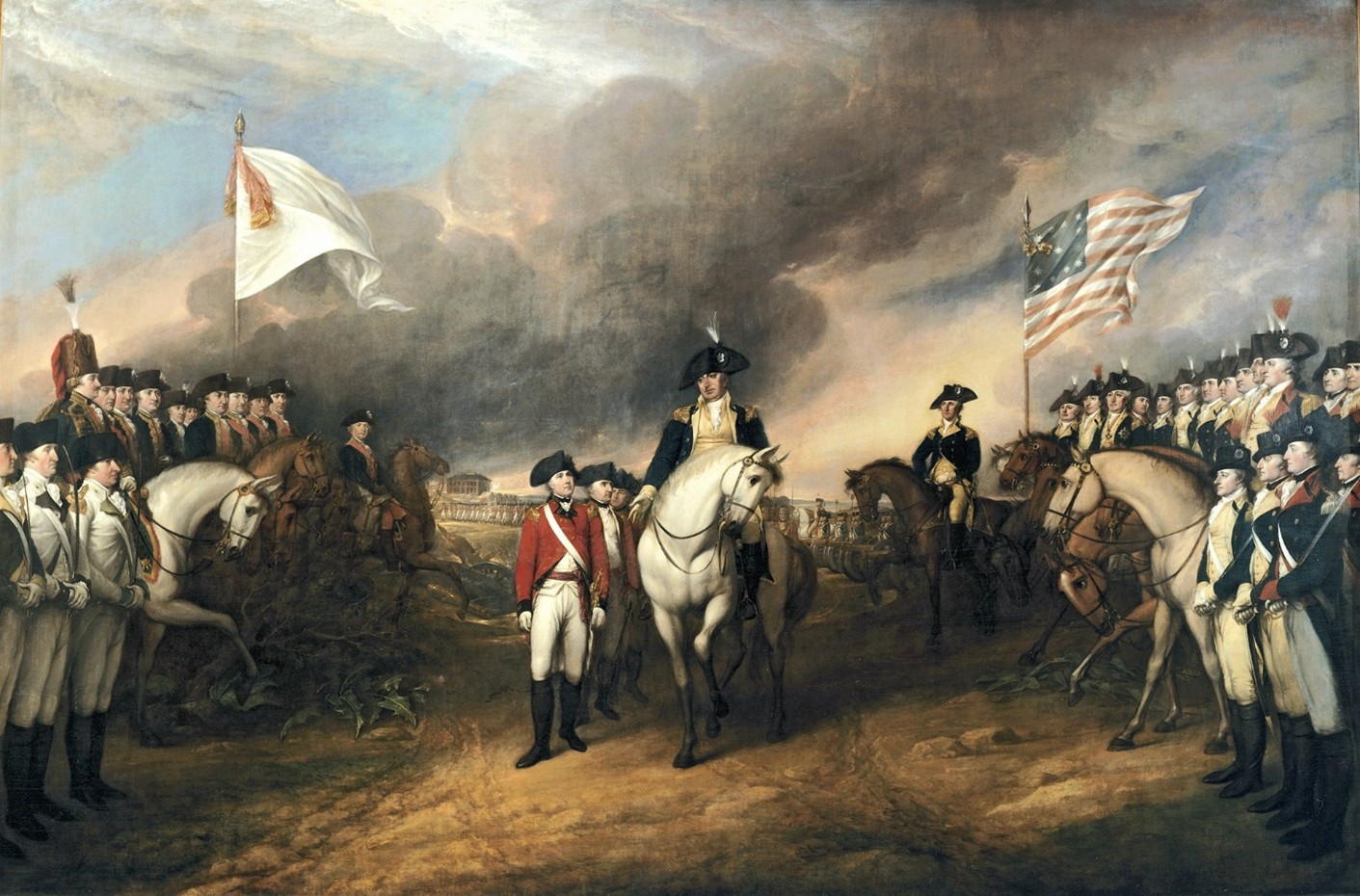 painting Surrender of Lord Cornwallis, John Trumbull
