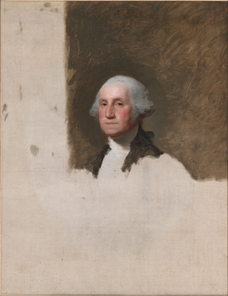 Athenaeum portrait of Washington, by Gilbert Stuart