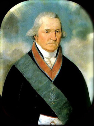 Masonic portrait of George Washington in 1794